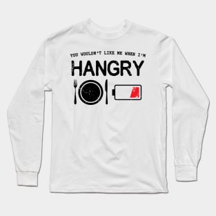 Hangry - inverted Long Sleeve T-Shirt